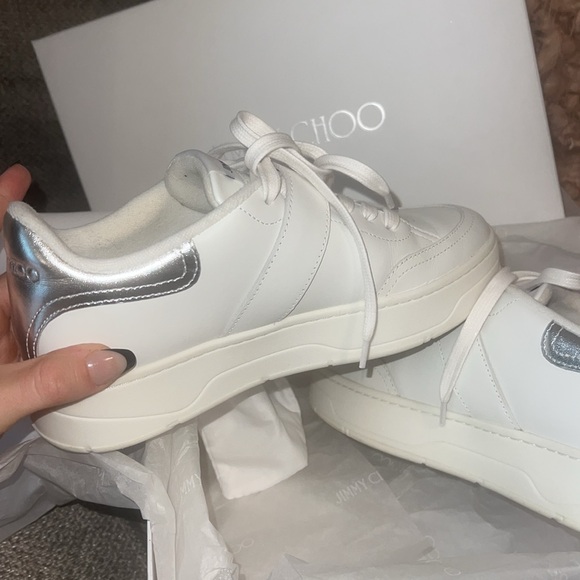 Authentic Jimmy Choo OSAKA lace up sneakers size 36 - Picture 10 of 11